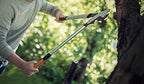 Fiskars PowerGear X Bypass-Getriebeastschere für frisches Holz, Antihaftbeschichtet, Gehärteter Präzisionsstahl, Länge: 80 cm, Schwarz/Orange, LX98-L, 1020188