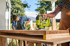 RYOBI 18 V ONE+ Akku-Stichsäge R18JS-0 (max. Schnitttiefe Holz: 101mm, Hublänge 25mm, stufenlose Hubzahlregulierung, werkzeugloser Sägeblattwechsel, inkl. Stichsägeblatt, ohne Akku & Ladegerät)