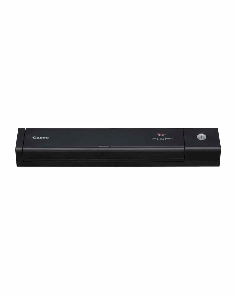 Canon P-208II - imageFORMULA Mobiler Dokumentenscanner (Duplex DIN-A4 Einzug, Farbe, 600dpi, 8 Seiten/Min, 10 Blatt ADF, PDF durchsuchbar, OCR, Plug & Scan, Twain, schwarz)
