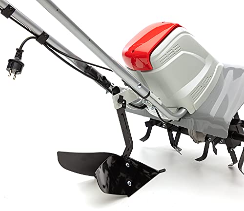 IKRA Elektro Bodenhacke Kultivator FEM 1500 Flexible Arbeitsbreite 17-45cm, inkl. Häufelpflug