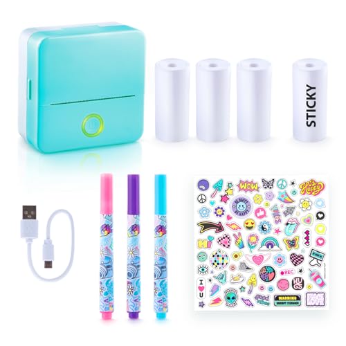 Canal Toys – Photo Creator – Taschenfotodrucker | 7-in-1 über App – Thermodruck – 4 Rollen (Davon 1 selbstklebend) – USB-C – BPA-freies Papier – +250 Bilder – Kreatives Hobby – CLK 017