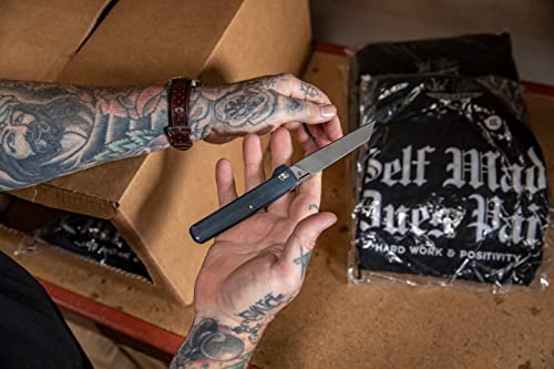 Gerber Taschenmesser mit Gürtelclip, Pledge, 7Cr17MoV Edelstahlklinge im Reverse-Tanto-Look, Griffschalen aus glasfaserverstärktem Nylon, Klingenlänge: 9,2 cm, 1067369