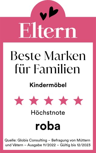 roba Bade Wickel Kombination + Wickelauflage Style grau - Mobiler Kombi Wickeltisch mit integrierter Badewanne - mit ausziehbarer Wickelfläche - Holz weiß