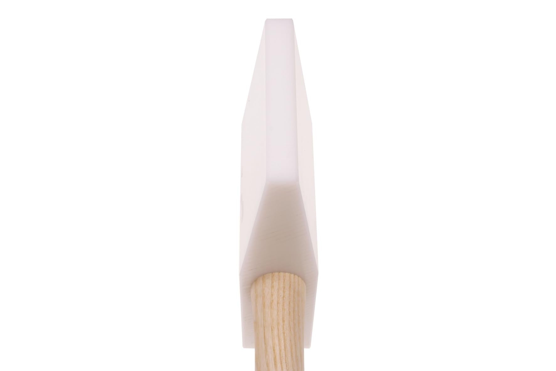 STUBAI KUNSTSTOFFHAMMER keilförmig 155 × 85 × 35 mm | Kopf aus hochschlagfestem Kunststoff | Eschenstiel geschweift | unlackiert & rutschfest | Profi-Spenglerhammer | 278501