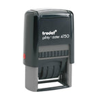 Trodat Printy 4750/L1 Datumstempel mit Text EINGEGANGEN, Selbstfärber, Abdruckfarbe blau-rot, 41 x 24 mm