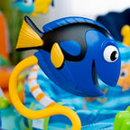 Bright Starts, Disney Baby, Findet Nemo Spring- und Spielcenter mit Spielstation mit Lichtern und Musik, 13 Aktivität Spielzeug, 360° drehender Sitz, höhenverstellbares, Kinder ab 6 Monaten