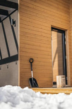 Fiskars Auto-Schneeschaufel, X-series, Teleskopierbar, Länge: 79,5-98,7 cm, Aluminium/Stahl/Kunststoff, Schwarz/Silber, 1057187