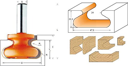 CMT ORANGE TOOLS 955.102.11 - HARTMETALL-GRIFFLEISTENFRÄSER Z2 S=8 D=19,05X19,05