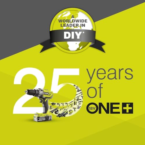 RYOBI 18 V ONE+ Akku-Kapp-/Gehrungssäge EMS190DCL (Sägeblattdurchmesser 190 mm, Leerlaufdrehzahl 4500 min⁻¹, Max. Gehrungswinkel links/rechts 45°/45° ohne Akku und Ladegerät)