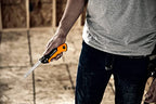 Fiskars Pro Kompakte Klappsäge, Inkl. 2 Sägeblättern, Sägeblattlänge: 15 cm, 13 TPI und 24 TPI, Schwarz/Orange, PowerTooth, 1062934