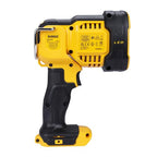 DEWALT Akku-LED-Strahler / Baustellenstrahler (18 V, max. 1.000 Lumen, max. 400 m Distanz, drei weiße und ein abgesoftete rote LED, drehbarer Lampenkopf, Lieferung ohne Akku und Ladegerät), DCL043