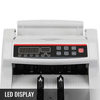 BuoQua Euro Geldzählmaschine mit Echtheitprüfung Banknotenzähler mit UV- und MG-Systeme Geldscheinzähler mit LED Display für Euro Doller Pound, bqp03ltu