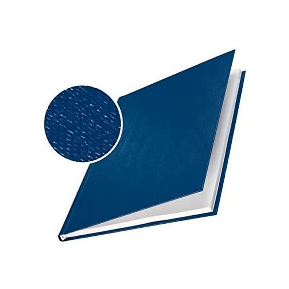 Leitz 73930035 Buchbindemappe impressBIND, Hard Cover, A4, 14 mm, 10 Stück, blau
