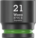 Wera 05005530001 8100 SB 12 Zyklop Comfort Knarrensatz, Umschalthebel, 3/8"-Antrieb, metrisch, 16-teilig