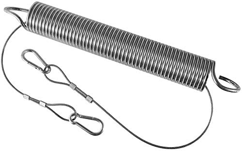 Onpira® 2x Universal Garagentor Feder in 21 Größen verzinkt in Erstausrüster Qualität! zur Auswahl Garagentorfedern Garage Zugfeder (375x48x5,3mm / Zugkraft: 100kg)