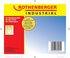 ROTHENBERGER Industrial Tube Cutter 35 Rohrabschneider inkl. 1x Ersatzschneidrad | Ø 6 mm - 35 mm (1/4" - 1 3/8") | Rohrtrenner | Rohrschneider Kupfer Messing Aluminium 070941E
