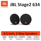 JBL Stage2 634 3-Wege Auto Lautsprecher Set von Harman Kardon - 250 Watt KFZ Auto Boxen - 2 stück Car HiFi Box groß 16,5cm | 165mm | 6,5 Zoll