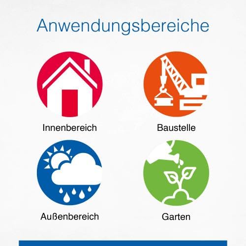 as - Schwabe Starkstrom Verlängerungskabel - dehnbar von 1 bis 5 m - CEE Spiralkabel - 400V, 16A, 5-polig - Robuste Baustellen-Spiralleitung - CEE Verlängerungskabel - IP44 - Made in Germany, 70416