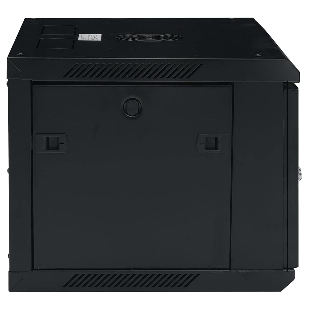 vidaXL 6U Netzwerkschrank Wandmontage Abnehmbare Seitenteile Serverschrank Wandschrank Schrank Wandgehäuse 19" IP20 600x450x350mm 70kg