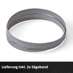 Einhell Akku-Bandsäge TE-MB 18/127 U Li-Solo Power X-Change (18 V, 115 mm Schnitthöhe, 127 mm Schnittbreite, Untergestell, LED-Licht, inkl. 2x Sägeband, ohne Akku)