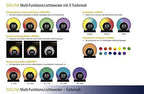 TFA Dostmann Digitaler Lichtwecker Soluna, 60.2026.01, mit Sonnenaufgang /Sonnenuntergangs Simulation, Wake Up Light, Meditationsmodus, Nachtlicht, Dimmbar, Weckfunktion mit Schlummerfunktion, schwarz