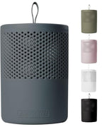 AbsoDry Luftentfeuchter ohne Strom bis 25m² - Inklusive Nachfüllpack - Aus recyceltem Kunststoff - Raumentfeuchter für Wohnzimmer, Badezimmer, Keller - Entfeuchter Wohnung - Dehumidifier - Grau