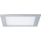 Paulmann Leuchten 92078 Einbaupanel LED eckig 18 W 4000 K, Plastik, chrom matt, 22 x 22 x 0.5 cm