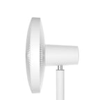 XIAOMI Mi Smart Standing Fan 2 Tisch- Standventilator mit optionaler iOS/Android Mi Home Appanbindung (15 W sparsamer BLDC Motor, 58 dB, 4 Geschwindigkeitsstufen, Google Assistant kompatibel) Weiß