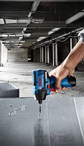 Bosch Professional 12V System Akku Drehschlagschrauber GDR 12V-110 (inkl. Einlage Zubehör, Einlage, L-BOXX, ohne Akku/ Ladegerät)
