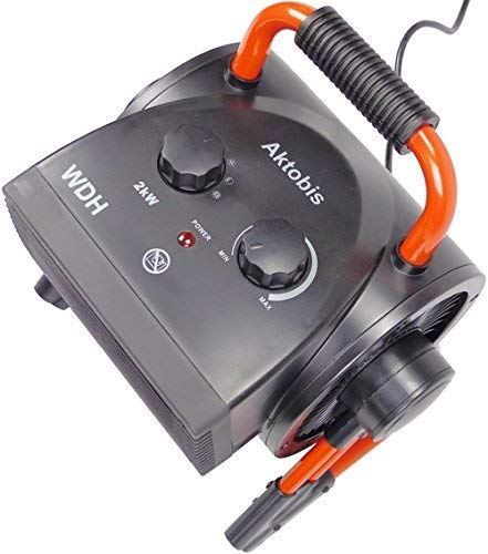 Aktobis Elektroheizer Heizgebläse Heizung oder Frostwächter WDH-BGP02 (2 kW)