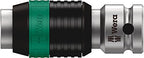 Wera 05135949001 Kraftform Kompakt Zyklop MS1 Metal/Speed 1/4 Zoll, 8-teilig, 8 Stück, Farbig, One Size