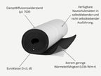 Armacell Armaflex 6mm-32mm Dämmmatten Dämmung Isolierung Kautschuk (Selbstklebend, 19mm - 6m x 1m)