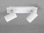 Trio Leuchten Balken in Metall weiß, Spotbalken 2-flammig, exklusiv 2xGU10, Länge: 30 cm 802400201