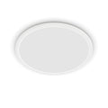 Philips LED Badezimmer Deckenleuchte Superslim (18 W), 3 Lichteinstellungen, warmweißes Licht, dimmen ohne Dimmer, IP44 Schutz, weiß, 30cm