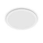 Philips LED Badezimmer Deckenleuchte Superslim (18 W), 3 Lichteinstellungen, warmweißes Licht, dimmen ohne Dimmer, IP44 Schutz, weiß, 30cm