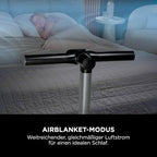 Shark TurboBlade Cool + Heat 2-in-1 Ventilator & Heizlüfter mit Thermo IQ, Fernbedienung & Oszillation | Flügelloser Turmventilator für Schnellheizung & Luftkühlung, Schwarz-Gold, TH200EU
