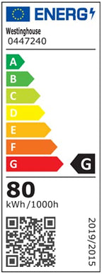 132 cm Deckenventilator Bendan 72220 mit Einzelleuchte und fünf Flügeln, Ausführung in seidenmattem Chrom mit Opalmilchglas