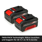 Original Einhell Starter Kit 4,0 Ah Akku und Ladegerät Power X-Change (Li-Ion, 18 V, 75 min Ladezeit, passend für alle Power X-Change Geräte) 1er Pack