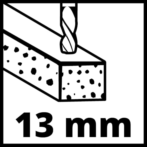 Einhell Schlagbohrmaschinen-Set TC-ID 720/1 E Kit (Bohren/Schlagbohren, 13 Mm-Schnellspannbohrfutter, Drehzahl-Elektronik, Inkl. 5-tlg. Bohrer-Set Für Beton + E-Box Basic)