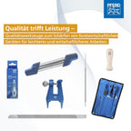 PFERD Tools Kettensägeschärfgerät Chain Sharp CS-X, Feilen-ø 4,8 mm, 11098048 - Sägezahn und Tiefenbegrenzer in einem Arbeitsgang bearbeiten