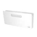 loukin Magnetischer Aktenhalter – vertikale Wandhalterung für Whiteboard, Kühlschrank, Bürowand, Dokumente, Briefe (weiß)