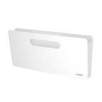 loukin Magnetischer Aktenhalter – vertikale Wandhalterung für Whiteboard, Kühlschrank, Bürowand, Dokumente, Briefe (weiß)