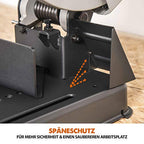 Evolution R355CPS Kappsäge Kapp-Zug-Gehrungssäge 2200 W | inkl. Ø 355 mm HM-Sägeblatt Multi-Material-Schneiden Holz, Aluminium, Stahl, Kunststoff | Schnittleistung von 120 x 120 mm | 0-45˚ Gehrung