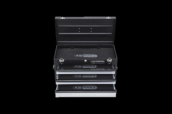 KS Tools 801.0003 Werkzeugtruhe mit 3 Schubladen-schwarz, L508xH255xB303mm