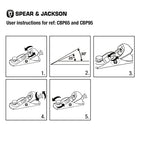 Spear & Jackson CBP95 Tischler-Einhandhobel Nr. 9 1/2