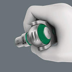 Wera 05135949001 Kraftform Kompakt Zyklop MS1 Metal/Speed 1/4 Zoll, 8-teilig, 8 Stück, Farbig, One Size