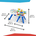 Baby Einstein, Around We Grow 4-in-1 Spieltisch & Lauflernhilfe mit Lichtern & Musik, Lauflernwagen mit Spielstation,15 Aktivität Spielzeug, 360° drehender Sitz, höhenverstellbar, Kinder ab 6 Monaten