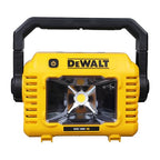 Dewalt LED Akku-Baustellenleuchte DCL077 (sehr hohe Lichtstärke von bis 2.000 Lumen, robuster Multi-Positionsgriff, IP54, mit Stativaufnahme 1/4" und 5/8", Lieferung ohne Akku und Ladegerät)