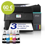 Epson EcoTank ET-4950 A4-Multifunktionsdrucker mit Wi-Fi & AirPrint Tintentank, automatischem Dokumenteneinzug, Duplexdruck, Scannen, Kopieren & Fax, bis zu 3 Jahre Tinte im Lieferumfang enthalten