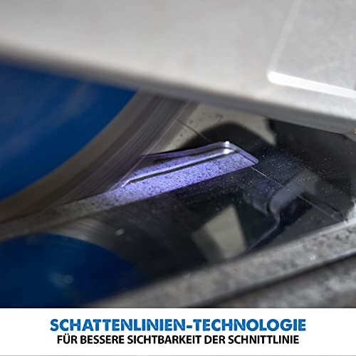 Evolution Metallkreissäge S210CCS | Kaltsäge Kreissäge Tauchsäge 1800W Inkl. Ø 210 mm HM-Sägeblatt Schneidet Baustahl, Metall | Schienenkompatibel Kaltkreissäge | Scie Circulaire mit Führungsschiene